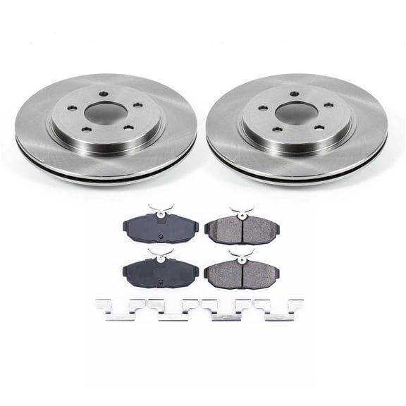 Ultimate Brakes Rear Semi-Metallic Brake Pad and Rotor Kit with Hardware WM80122