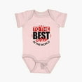 thumbnail image 2 of Luvly To The Best Actor In The World, Best Guy, Good Friend! Short Sleeve Baby One-Piece, New Born, Baby Shower Gift, New Parents Gift, 2 of 4