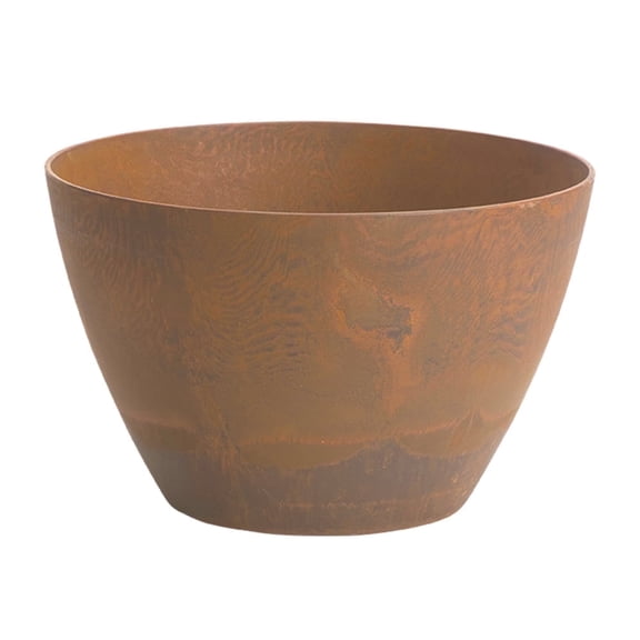 Root & Vessel Napa Bowl Planter, Rust, 16"