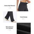 thumbnail image 5 of Women Clothing Yoga Pants Yoga Cargo Pants Women Wide Leg Pants with Pockets High Waist Stretch Dress Casual Business Work Travel Pants Yoga Pants, 5 of 5