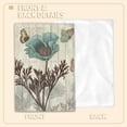 thumbnail image 3 of 2 Pcs Retro Flowers with Butterfly Kitchen Towels,Dish Towels for Kitchen Drying,Soft Absorbent Decorative Hand Towels for Cooking Housewarming Gift, 3 of 6