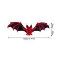 thumbnail image 3 of 12 Pack Bat Decorations for Halloween Spooky Red Black Bat Wall Decor for Indoor Outdoor Party Home Window Yard Fence Porch Haunted House Decorations, 3 of 4