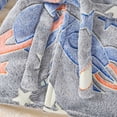thumbnail image 5 of WUANDIXFA Boys Girls Robe Kids Flannel Hooded Bathrobe Sleepwear Pajamas Toddler Soft Plush Robes for Girls Bathrobe Toddler Girl Long,Dark Gray,4-5 Years, 5 of 9
