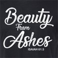 thumbnail image 5 of Wild Bobby Beauty From Ashes Isaiah 61:3 Inspirational/Christian Men Premium Tri Blend Tee, True Black, X-Large, 5 of 5
