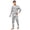 Men, variant on Family Matching Pajamas Set Black White Monkey Banana Long Sleeve Shirt for Winter Relaxation