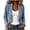 Light Blue, variant on Blazer for Women Single Breasted Notched Lapel Long Sleeve Work Office Suit Blazer