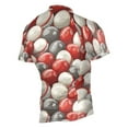 thumbnail image 2 of joogoo Football Rugby Balls Pattern Men's Cycling Jerseys Mountain Bike Short Sleeve Tops 3XL, 2 of 7