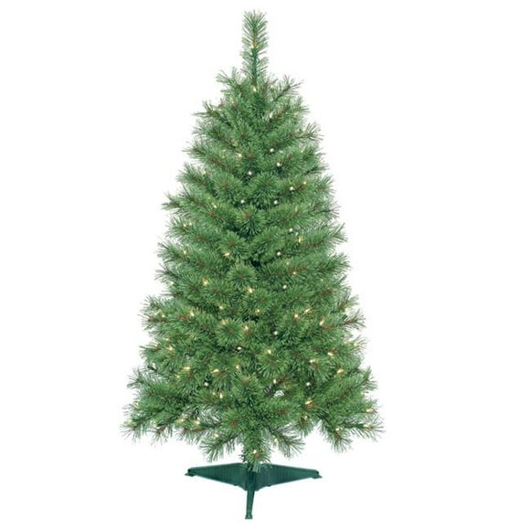 Jeco ST41 Arbre de Noël Artificiel Pré-Éclairé de 4 Pieds