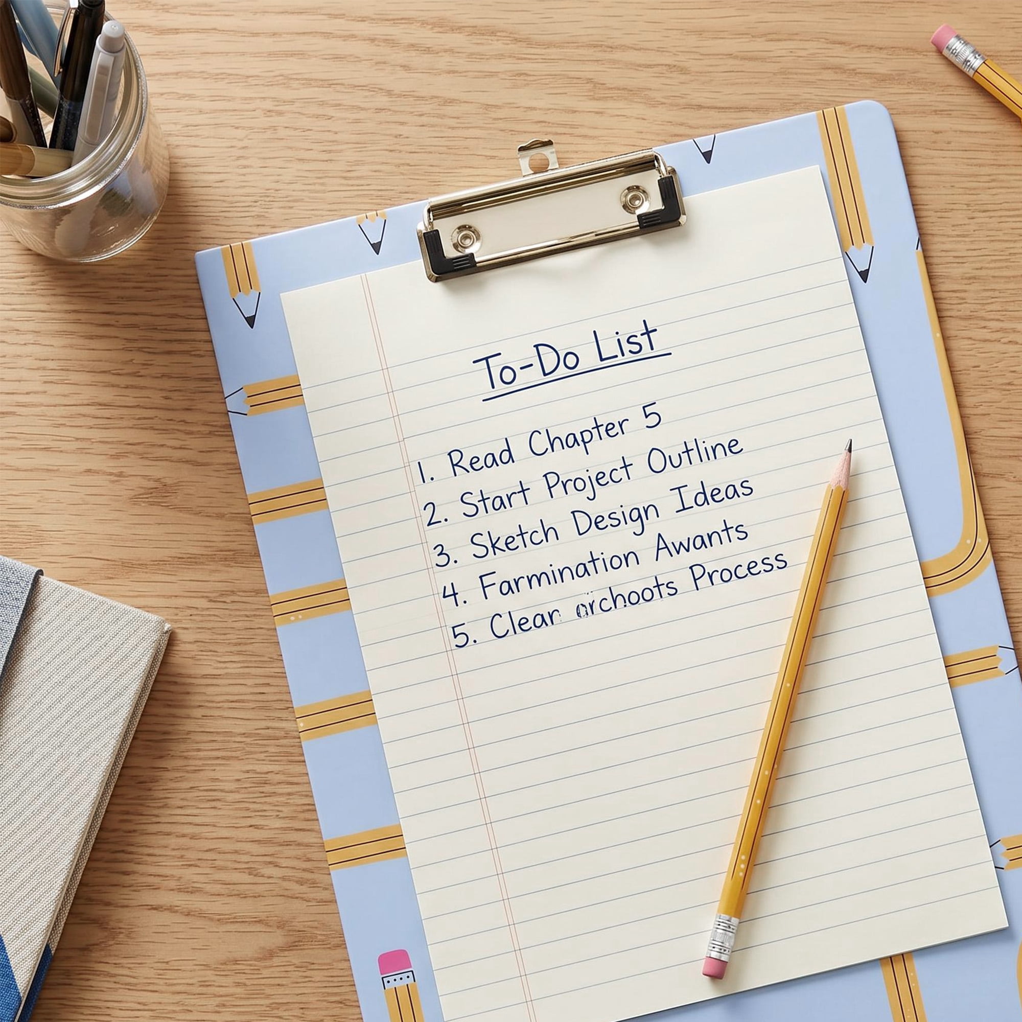 Pen+Gear Clipboard Set with Notepad, Multicolor