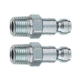thumbnail image 1 of Tapón de acero Tru-Flate 12-125-2 1/4 T Design x 1/4 MNPT, paquete de 2, 1 of 1