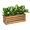 Brown, variant on THYOI 29.5”L x10.75”W x10.75”H Acacia Wood Window Box Planter  (Large, Golden Teak)