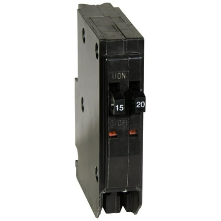 Square D - QOT1520 QO 1-15-Amp 1-20-Amp Single-Pole Tandem Circuit Breaker