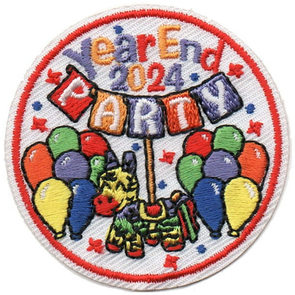 12 pieces 2" Custom Activity Scouts Applique Fun Patches - 2024 Year End Party