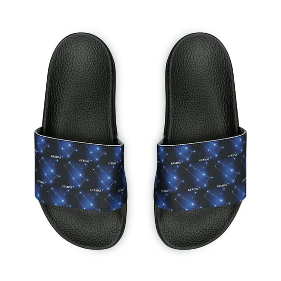 Gemini Constellation Symbol Women's PU Slide Sandals