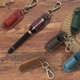 thumbnail image 6 of T-HOTLYST Pen Holder with Keychain Portable Pen Holder Clip PU Leather Neck Pen Holder for Fountain Ballpoint Marker Pen Pencils, 6 of 19