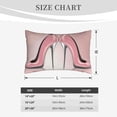 thumbnail image 4 of Sikiie High Heel Shoes Butterfly Print Plush Pillow Cover, Wrinkle-proof and Stain-resistant Pillow Protector without Pillow Core, Home Decoration-14"x20", 4 of 6