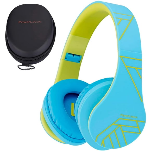 PowerLocus Kids Headphones Over-Ear, Bluetooth Wireless Headphones for Kids,with Microphone, Safe 85DB Volume Limited,