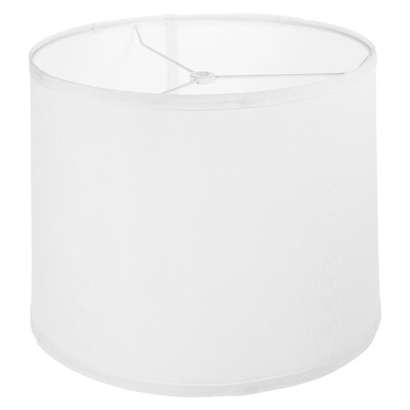 OFFIGAM Wear-resistant Linen Lampshade Househole Round Ceiling Light Cover with Iron Frame