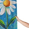 thumbnail image 5 of Blue Hello Shower Curtain 72X72In For Bathroom, Waterproof Fabric Quick Dry Soft Decoration Set, 5 of 5