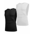 thumbnail image 3 of COOFANDY Men's 2 Pack Sport Tank Tops Workout Muscle Tee Bodybuilding T Shirts, 3 of 11
