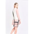 thumbnail image 3 of Youngever Clear Cross-Body Purse, Stadium Approved Clear Vinyl Bag, Adjustable Strap, Extra Inside Pocket, 3 of 4