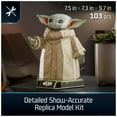 thumbnail image 2 of Kit de maquetas 3D de Star Wars Grogu para construir en 4D con 103 piezas, 2 of 6