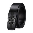 thumbnail image 5 of Cinturón de cuero de lujo ligero con hebilla automática para hombre, cinturón de vestir interior, informal, de negocios, combina con todo, 5 of 5