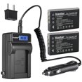 thumbnail image 1 of Kastar 2-Pack FNP-120 Battery and LCD AC Charger Compatible with Ordro HDV-D9, HDV-D9II, HDV-D10, HDV-D80, HDV-D80S, HDV-D100, HDV-D200, HDV-D300, HDV-D320, HDV-D325, HDV-D395, HDV-V7, HDV-V7 Plus, 1 of 6