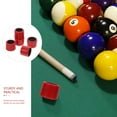 thumbnail image 3 of SHINYPASING 5Set Red Plastic Billiard Supplies 1in for Billiards Practice, 3 of 8