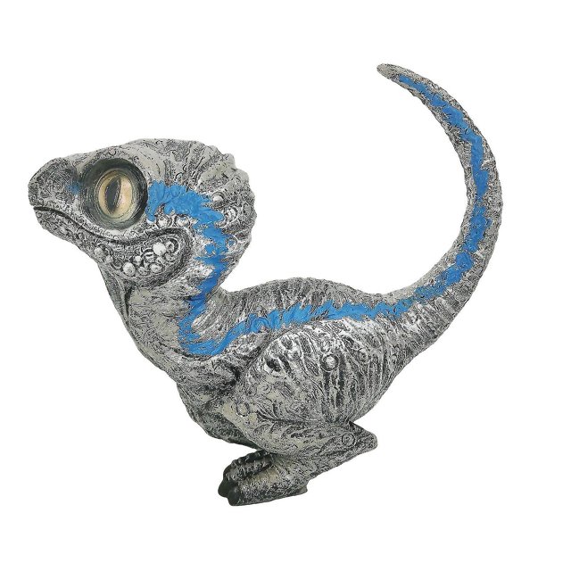 Nuevas estatuas de jardín de dinosaurios, adorno de resina Velociraptor, estatua de dinosaurio realista para decoración de mesa de jardín Aespa kaili Sencillez