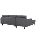 thumbnail image 3 of Modern Contemporary Urban Design Living Lounge Room Left-Facing Sectional Sofa, Grey Gray, Fabric, 3 of 4