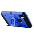 thumbnail image 4 of iPhone X XS Case, Mignova Rugged Plastic Heavy Duty Armor Holster Defender Full Body Protective Hybrid Case Cover with Belt Swivel Clip and Kickstand for Apple iPhone X XS (Blue), 4 of 7