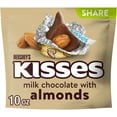 thumbnail image 2 of (6 pack) Hershey's Kisses Milk Chocolate with Almonds Candy, Share Pack 10 oz, 2 of 10