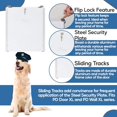 thumbnail image 5 of Performance Pet Door Sliding Track - Easy to Install Sliding Door Track with Flip Lock - Built to Last, 5 of 10