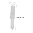 thumbnail image 2 of Baluue 5-Pack White Plastic Spring-Loaded Toilet Paper Roll Holder Inserts for Bathroom Accessories, 2 of 8