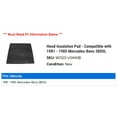 thumbnail image 2 of Hood Insulation Pad - Compatible with 1981 - 1985 Mercedes-Benz 380SL 1982 1983 1984, 2 of 2