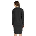 thumbnail image 4 of Inkmeso Solid Jersey Nightgown For Women Long Sleeve Button Down Sleepshirt Loungewear Nightdress, 4 of 7