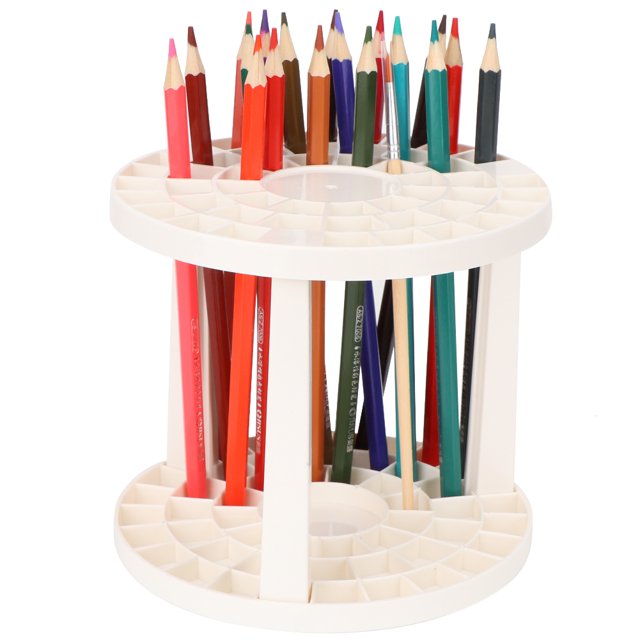 Brush Holder,Popular Practical MultiFunctional Plastic Paint Brush Stand Plastic Artist Brushstand Stylish and Modern