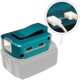 thumbnail image 2 of Adp05 Carivent Makita 14-18v Lithium-ion Battery Power Source Usb Phone Charger Adapter With Dual Usb Ports, 12v Dc Port, 2 of 3