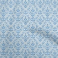 thumbnail image 1 of oneOone Viscose Chiffon Light Blue Fabric Damask Quilting Supplies Print Sewing Fabric By The Yard 42 Inch Wide, 1 of 4