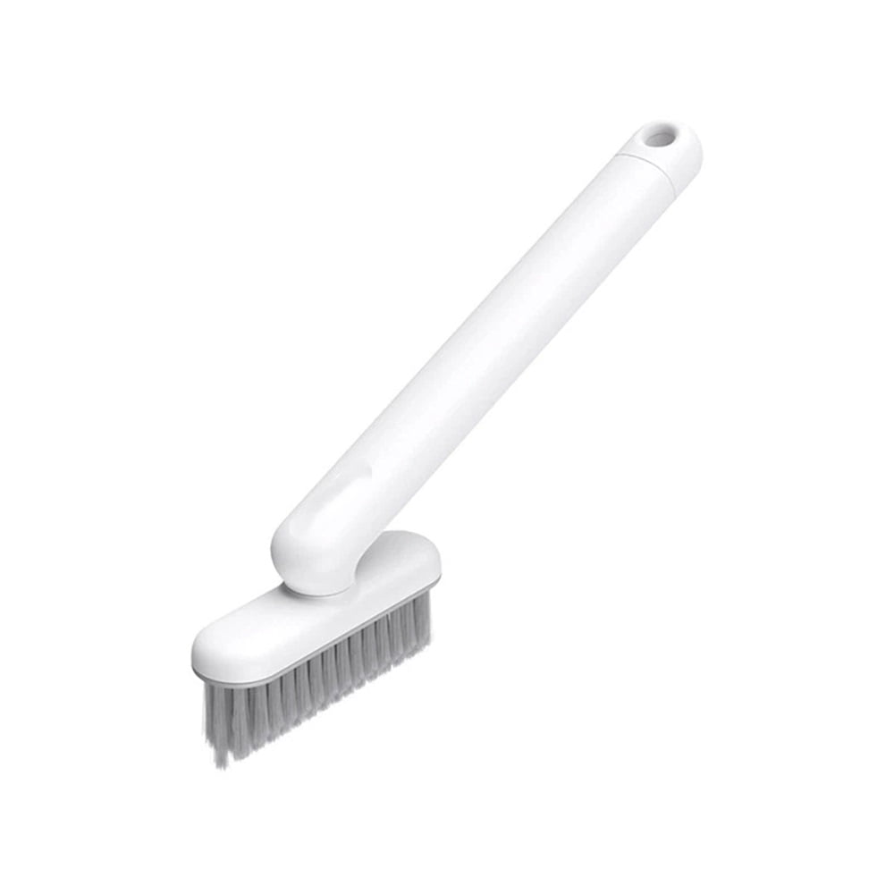 Crevice Cleaning Brush Grout Cleaner for Household use Multi-Purpose Hard Bristle Brushes Bathroom Brush for Kitchen Window Toilet Grout Bottle Sink Corners Blender Small Spaces 2 Pack White