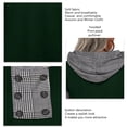 thumbnail image 4 of Splicing Sweatshirt, Pullover Women Top Hooded Polyester Fiber  For Autumn Outfit, 4 of 6