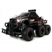 Velocity Toys Speed Spark 6x6 Electric RC Monster Truck Big 1:12 Scale RTR w/ Working Headlights, Dual Rear Wheels (Colors May Vary)