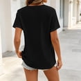 thumbnail image 4 of Cilsoka Womens Short Sleeve Button Down Shirts Dressy Casual Summer Tops Trendy Business Shirts with Pockets, 4 of 6