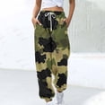 thumbnail image 1 of Styesk Pantalons pour Femmes Mode Imprimée avec Cordon de Serrage et Poches, 1 of 5