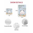 thumbnail image 7 of Easter Kitchen Dish Towels for Drying Dishes Set of 2, Spring Watercolor Bunny Eggs Flower Wood Grain Blue Waffle Weave Microfiber Hand Tea Bathroom Towels Quick Dry & Absorbent Towel 12x12, 7 of 7