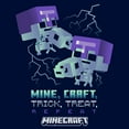 thumbnail image 2 of Boys Minecraft Skeletons Helmet Trick Treat Repeat T Shirt, 2 of 4