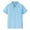 Blue, variant on Kids Boys Girls Short Sleeve Polo Shirt - Button Down Collared Neckline, Comfortable & Soft Stretch Pique Fabric for Golf School Uniforms