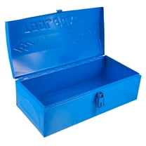 HOMEMAXS Blue Iron Tool Box for Storage Use Durable and Portable with Exquisite Workmanship 7.5 x 5.2 x 4.1 inches