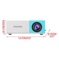 thumbnail image 3 of No.-46318.33 Mini Projector Mini Portable Automatic HD Projector Portable Outdoor/Indoor Movie Projector, 3 of 9